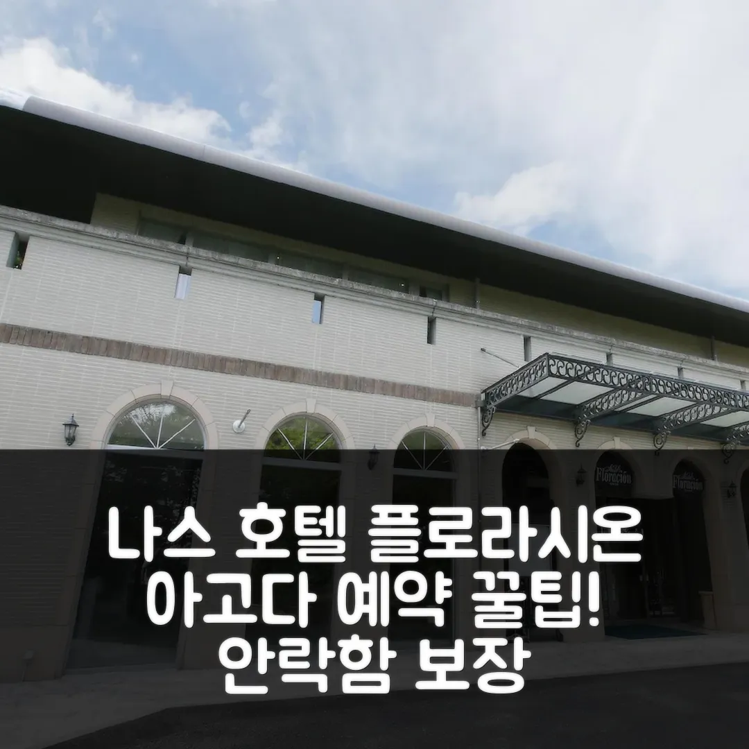 호텔 플로라시온 나수 나스 후기! 안락함 예약 팁