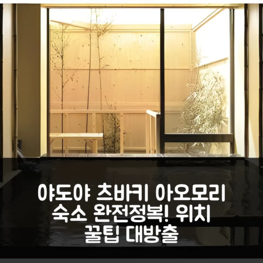 야도야 츠바키 아오모리 숙소 후기 앤 위치 꿀팁