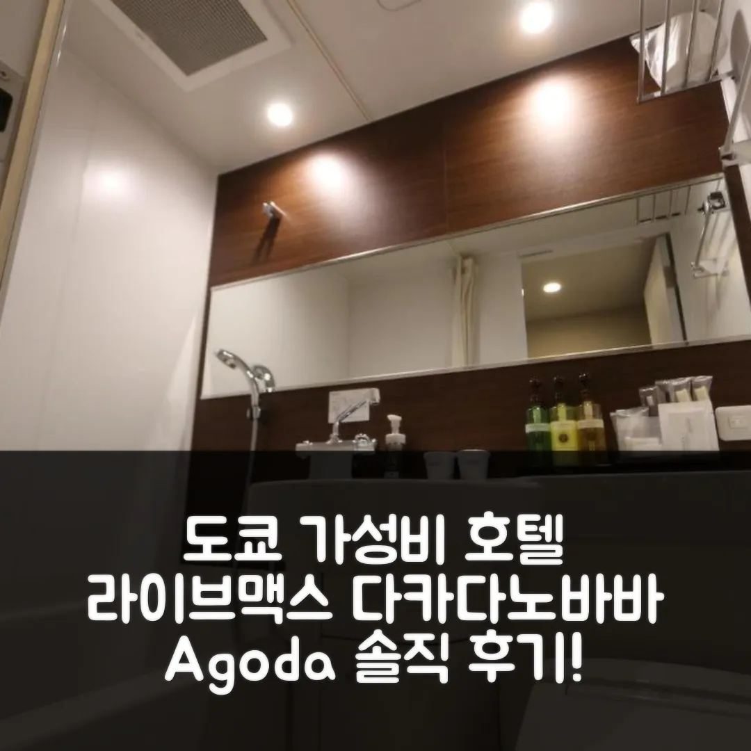 호텔 라이브맥스 다카다노바바-에키마에, 도쿄 가성비 후기!